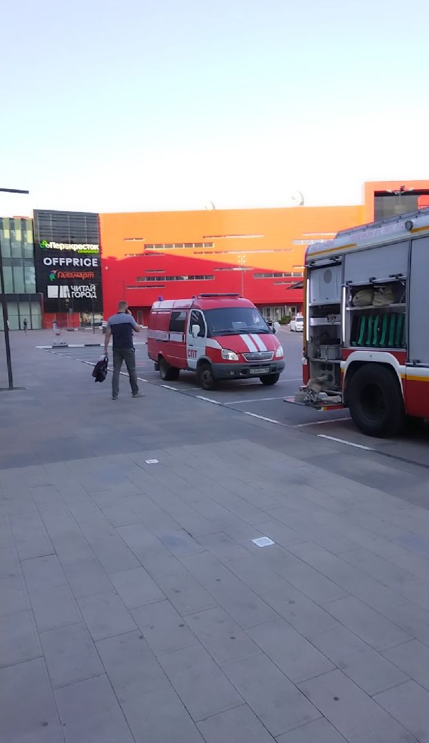 Пожар, ТЦ Красный Кит, Мытищи