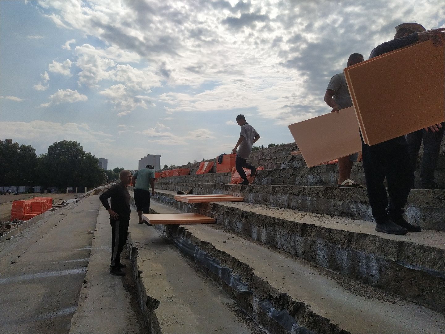 Коломна, стадион, Капитальный ремонт