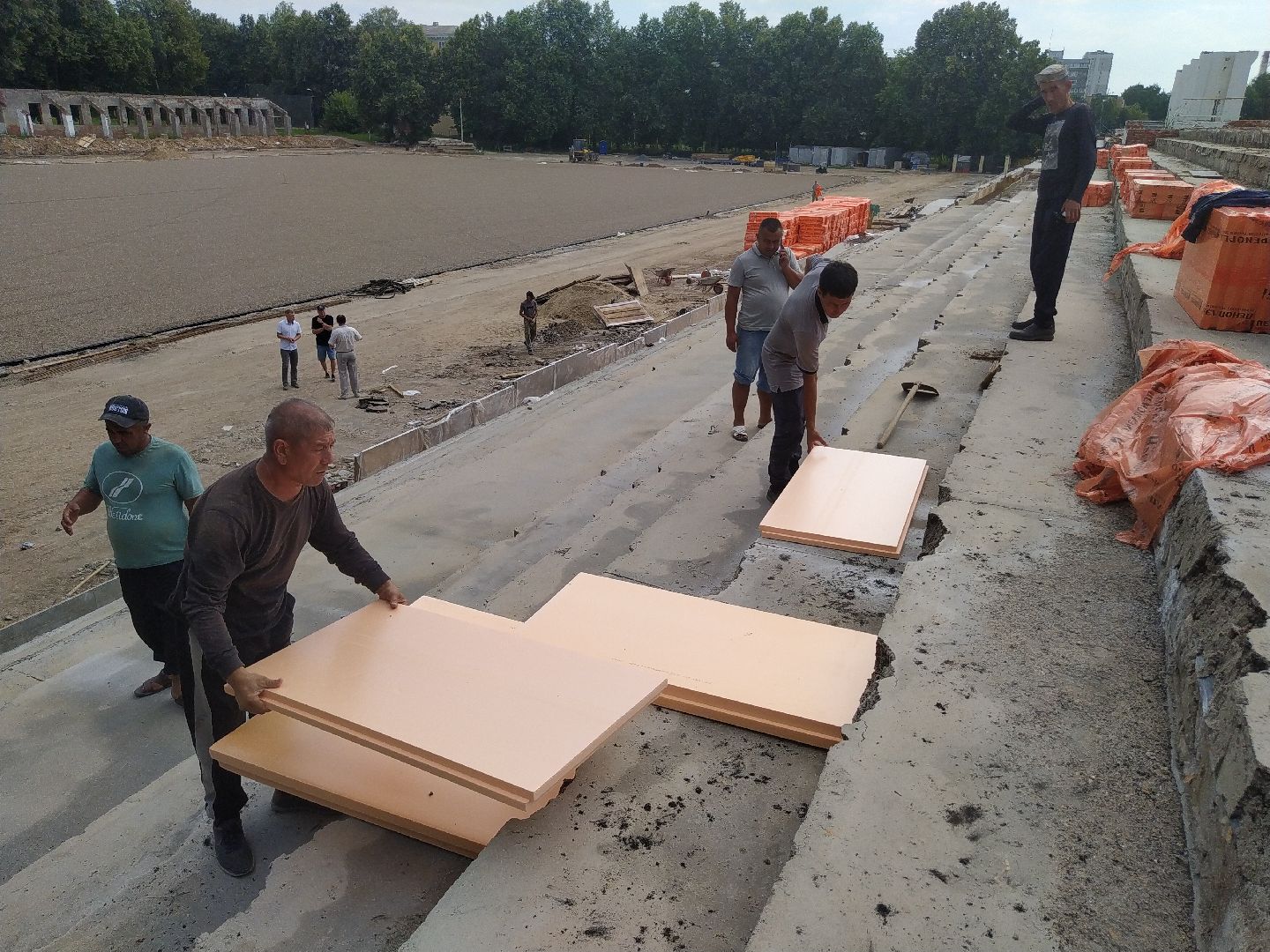 Коломна, стадион, Капитальный ремонт