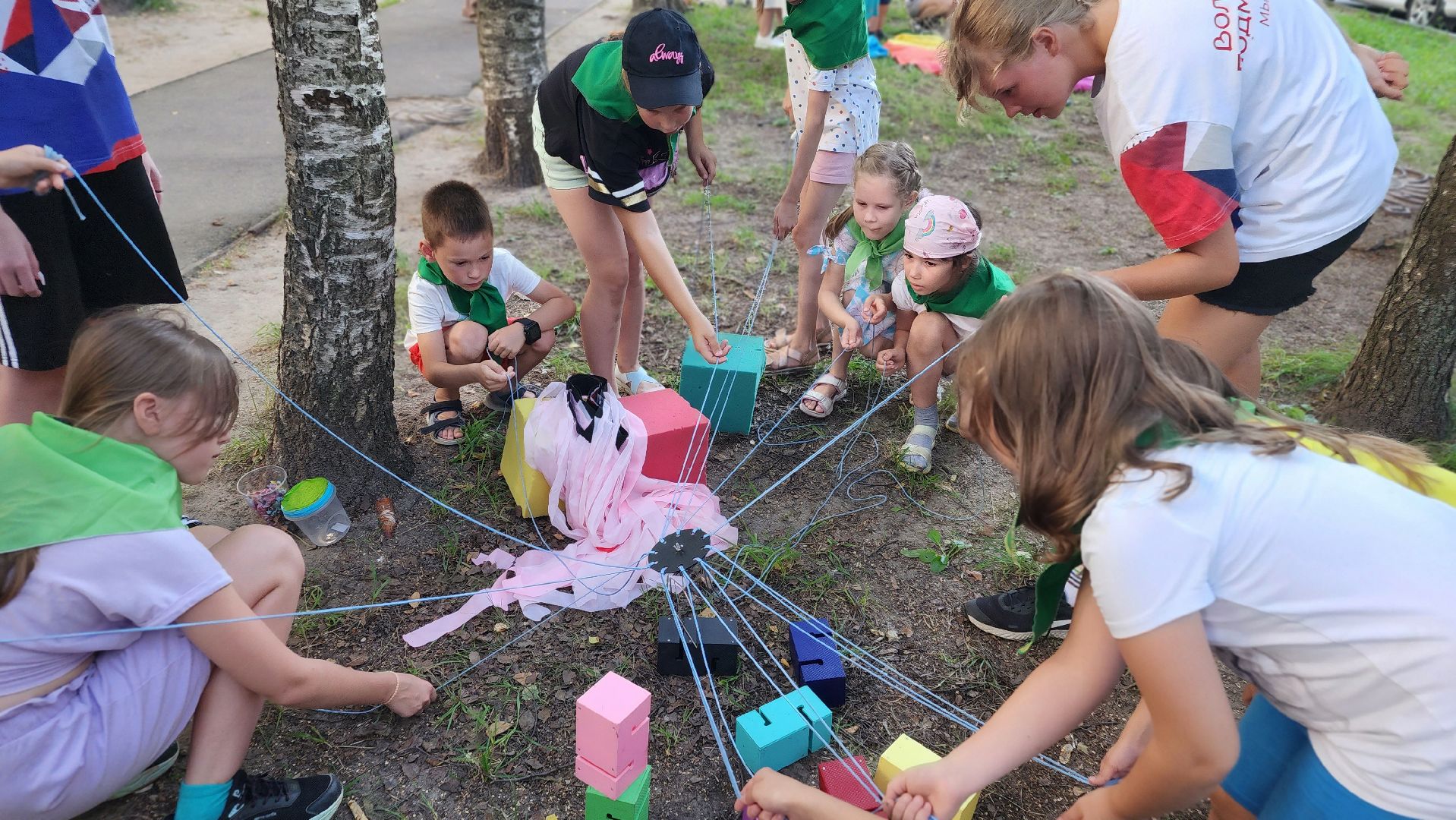 трудовой десант, волонтеры, Протвино, аниматоры, праздник двора