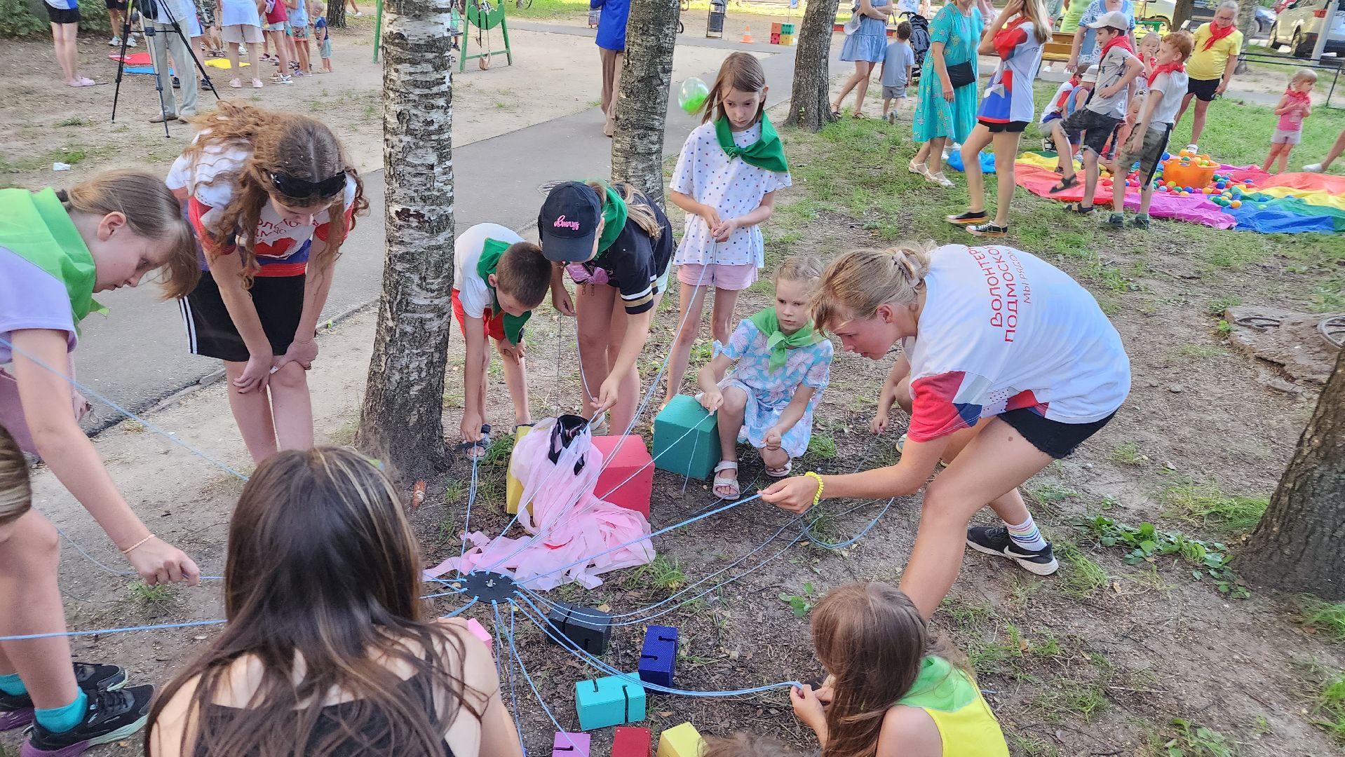трудовой десант, волонтеры, Протвино, аниматоры, праздник двора