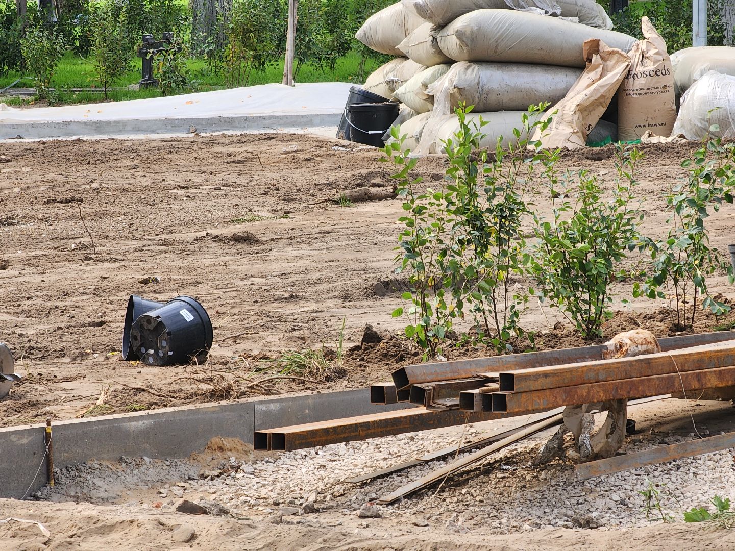 Павловский Посад, городской округ Павловский Посад, люди, ремонт, парк, сквер, мемориал