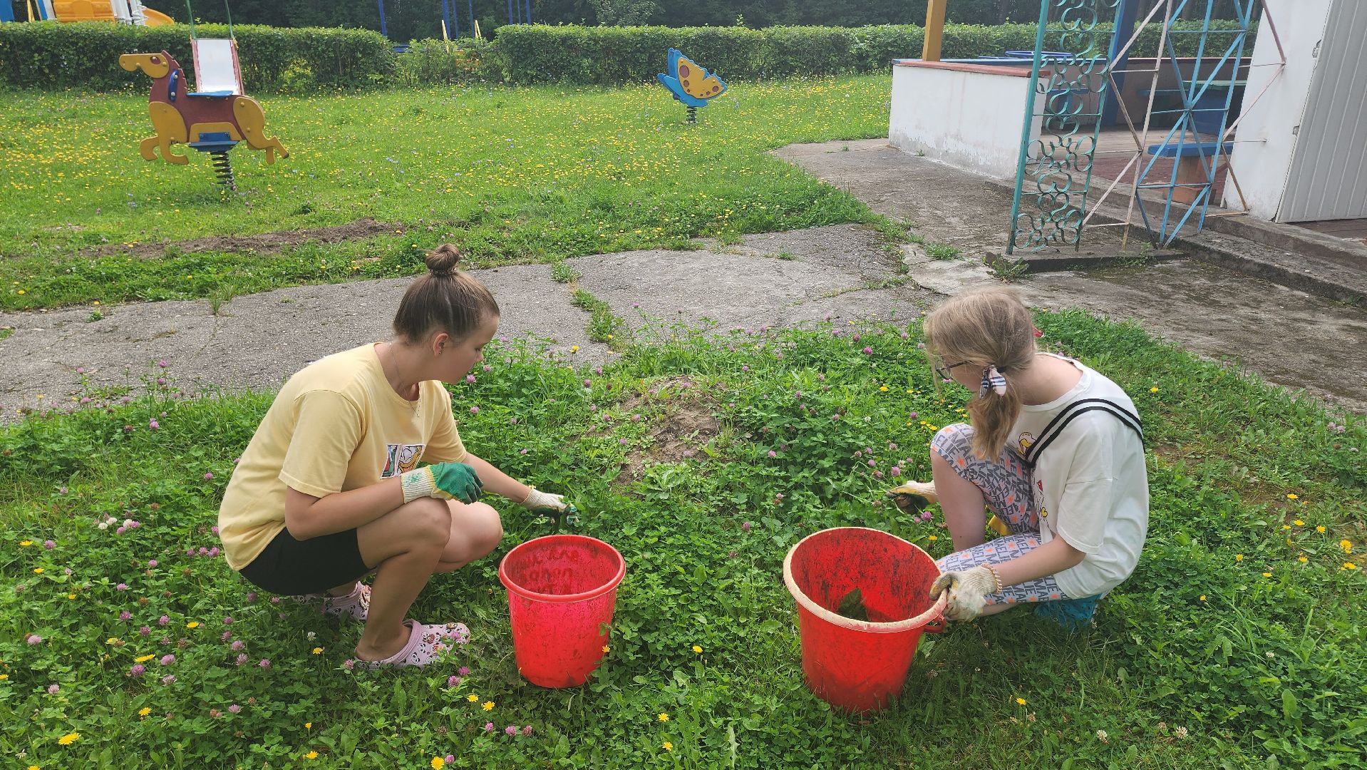 Кашира, каникулы, трудовые бригады, детский экологический центр