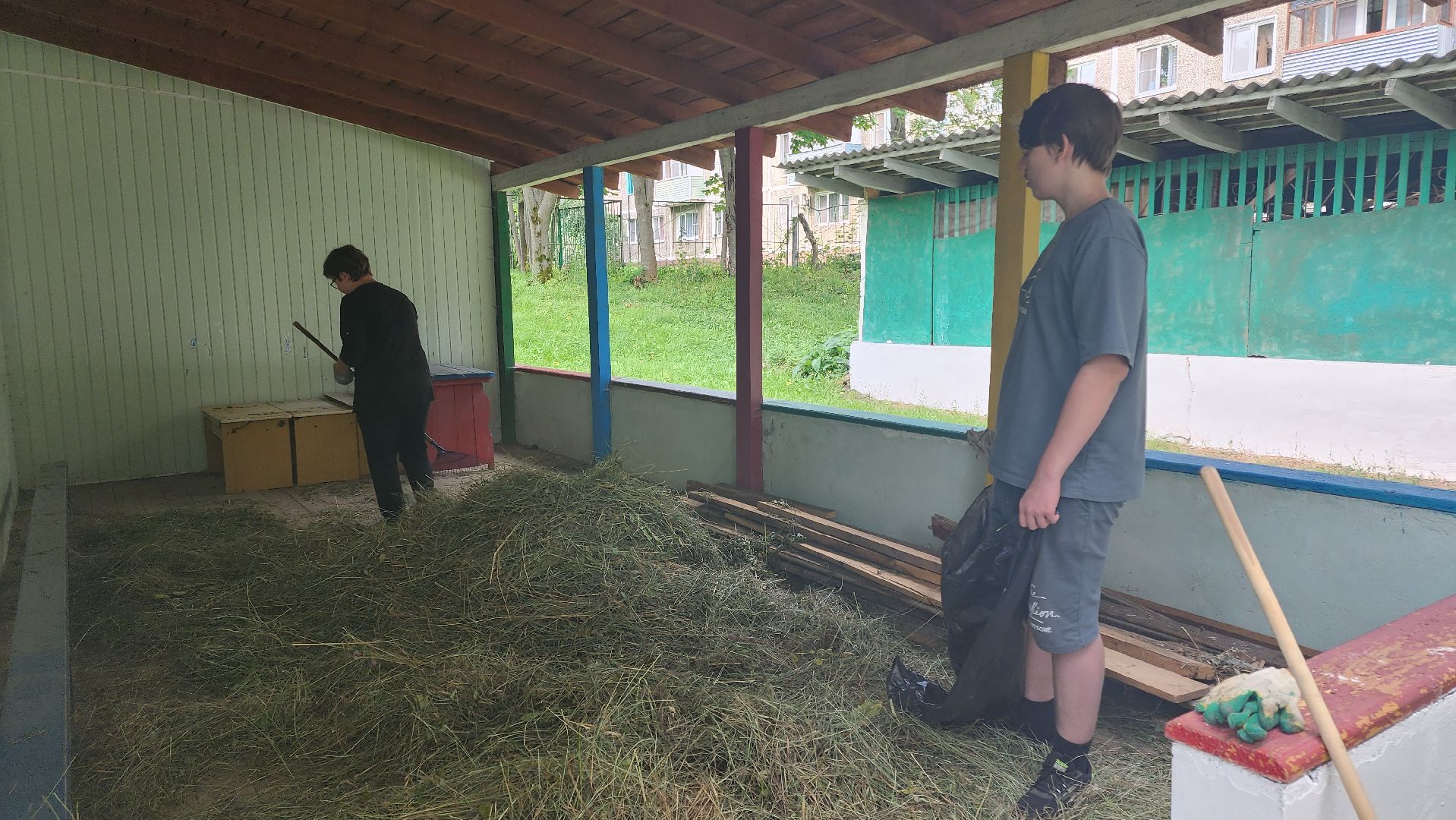 Кашира, каникулы, трудовые бригады, детский экологический центр