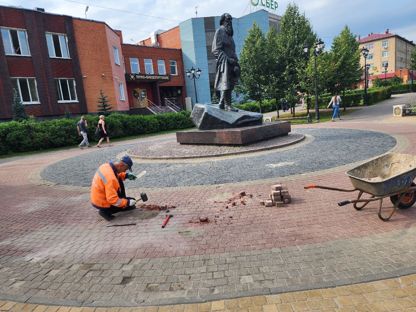 Подольск, благоустройство, бульвар