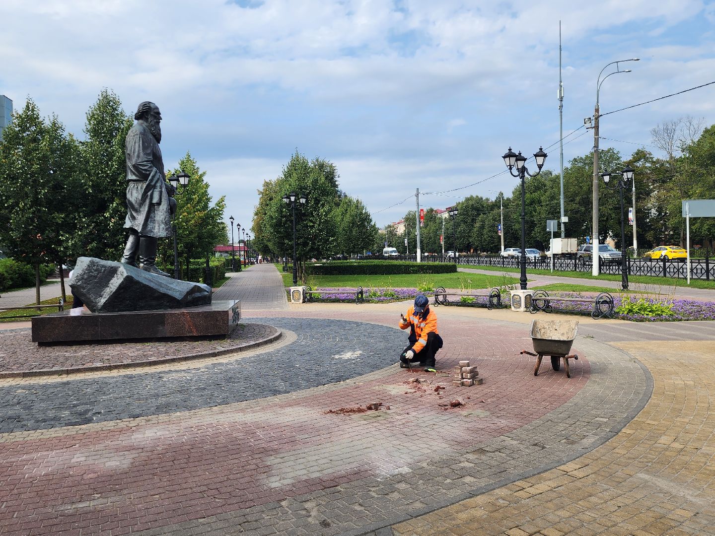 Подольск, благоустройство, бульвар