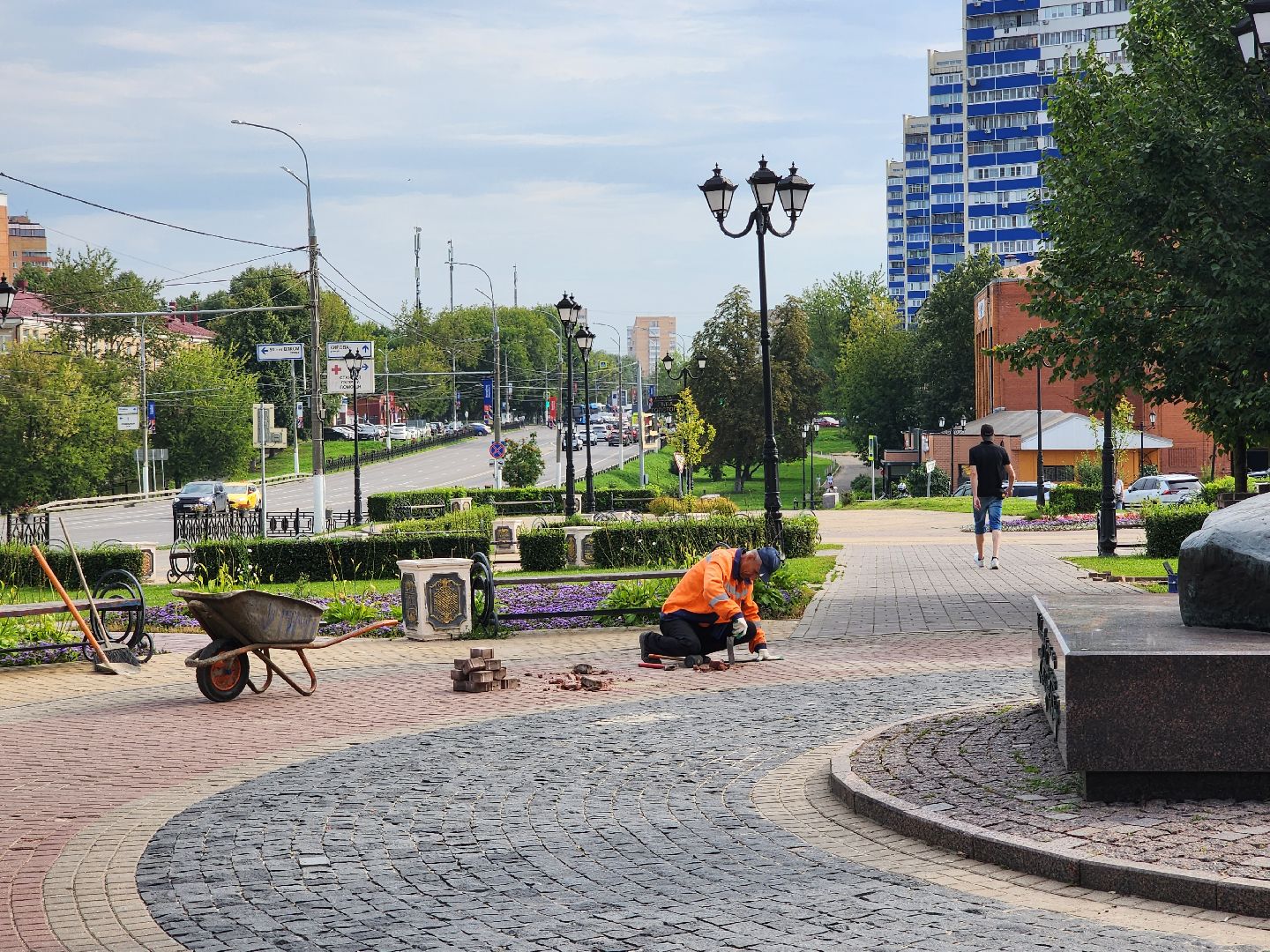 Подольск, благоустройство, бульвар