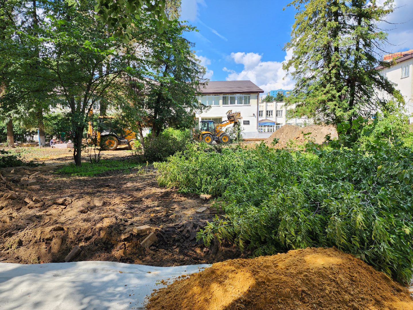 Раменское, благоустройство, сквер у ДК Воровского