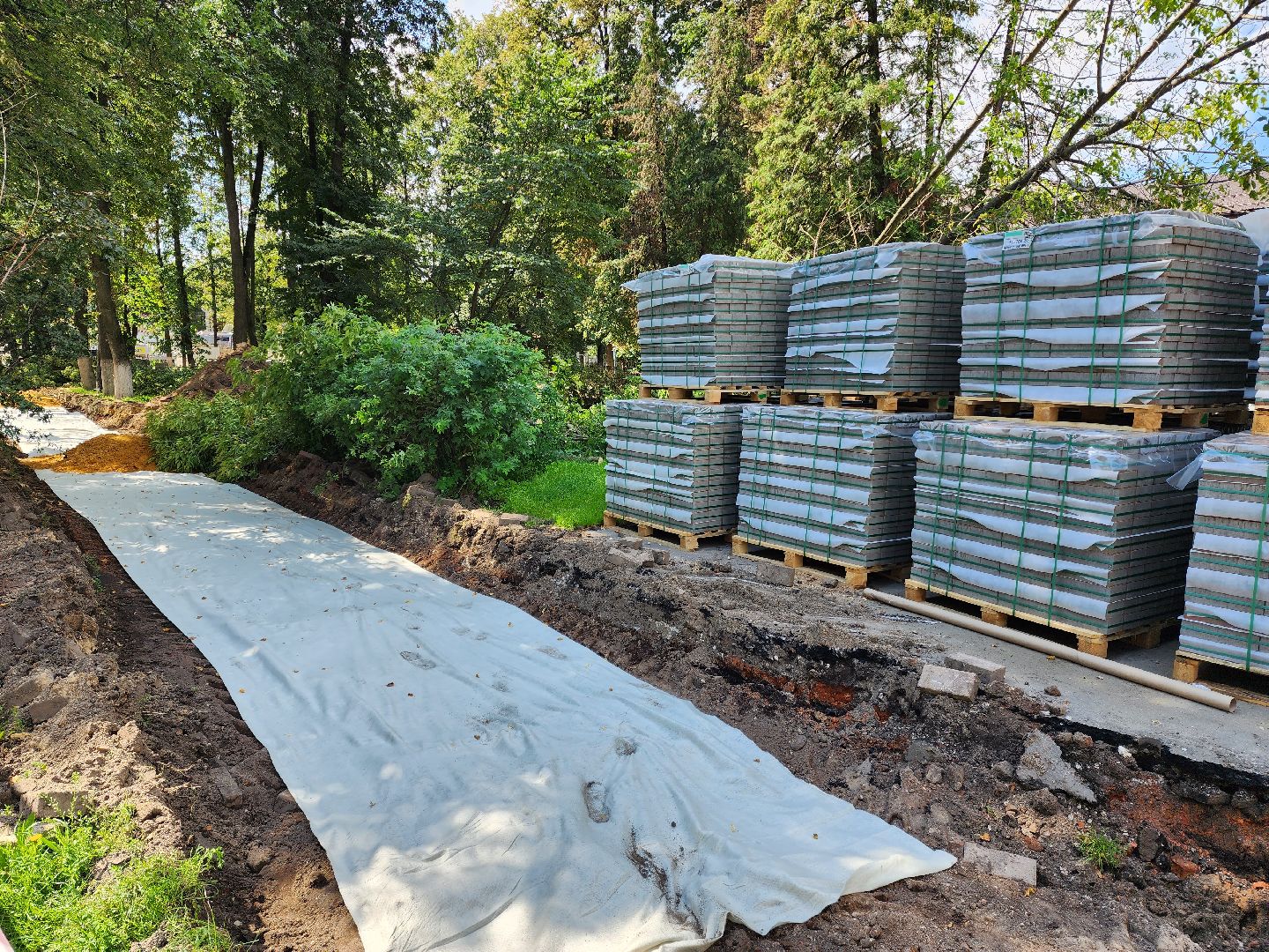 Раменское, благоустройство, сквер у ДК Воровского