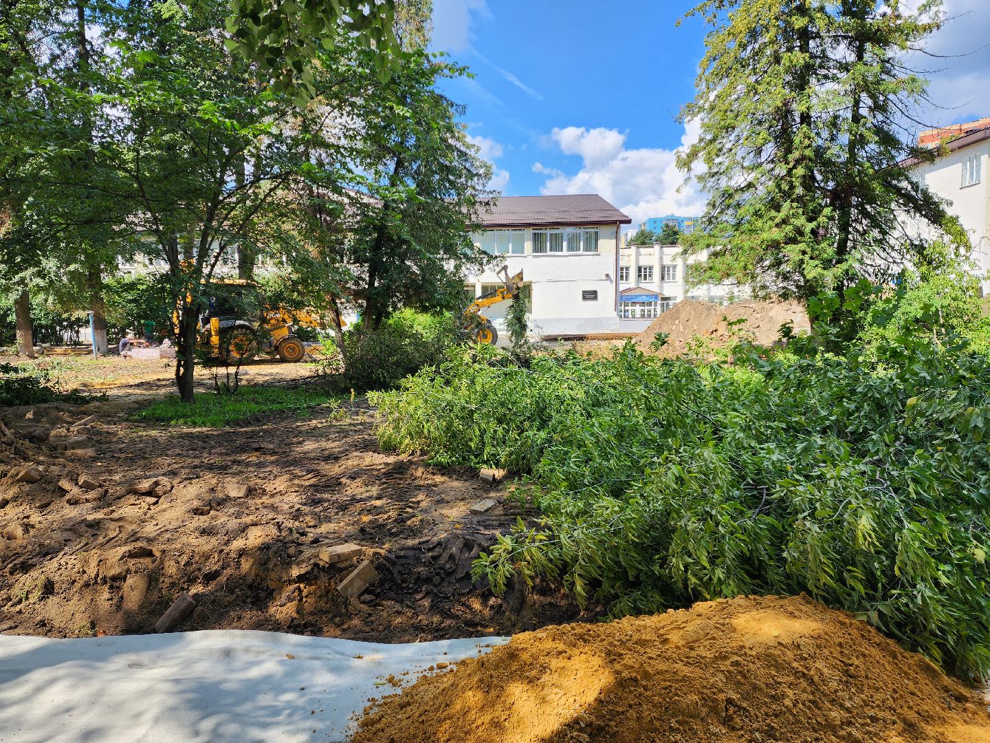 Раменское, благоустройство, сквер у ДК Воровского