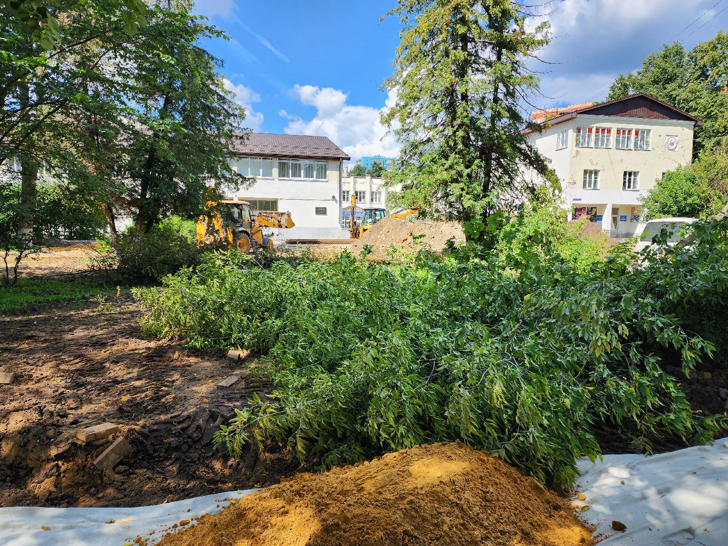 Раменское, благоустройство, сквер у ДК Воровского