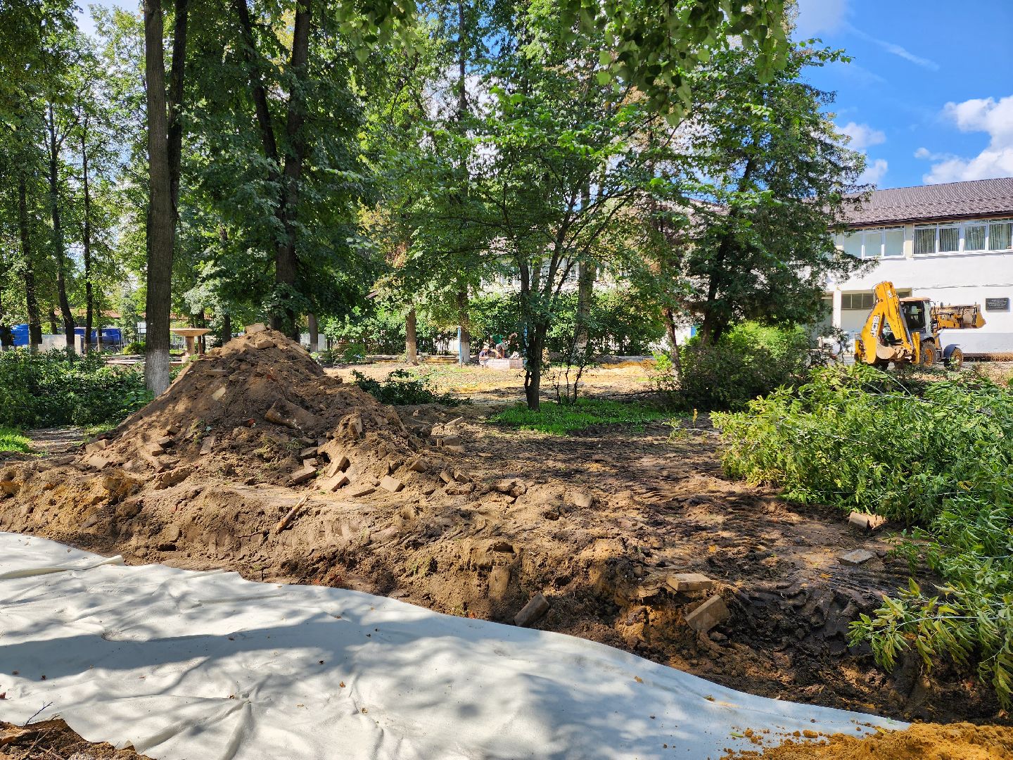 Раменское, благоустройство, сквер у ДК Воровского