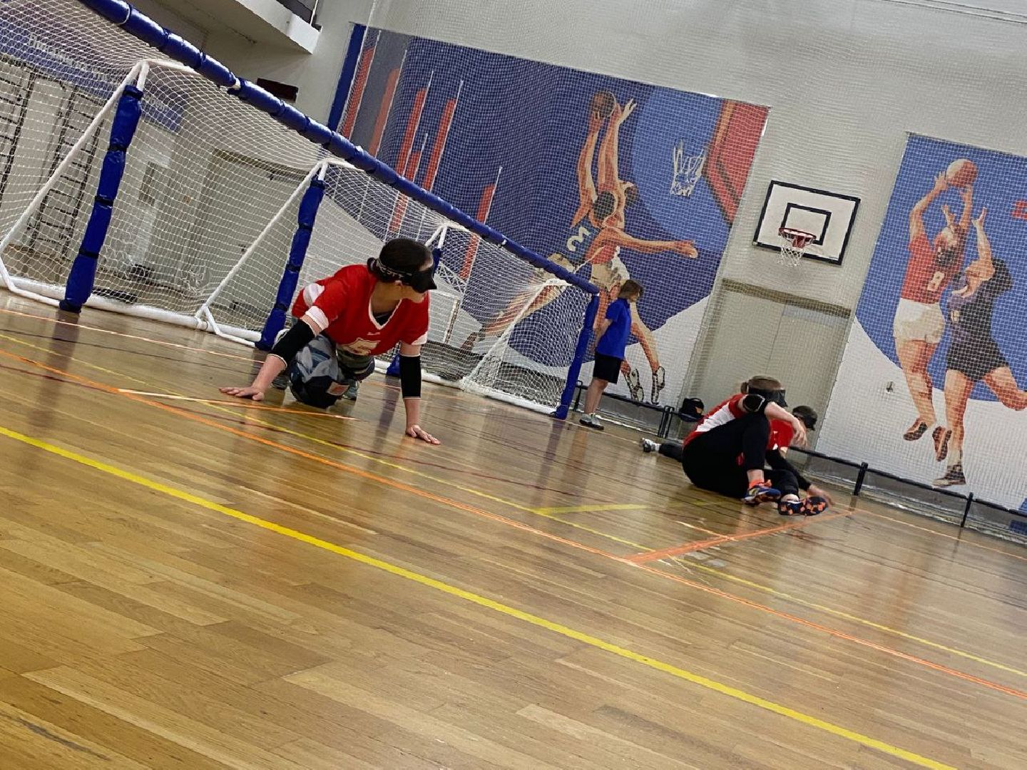 Спорт, голбол, мяч, игра, первенство