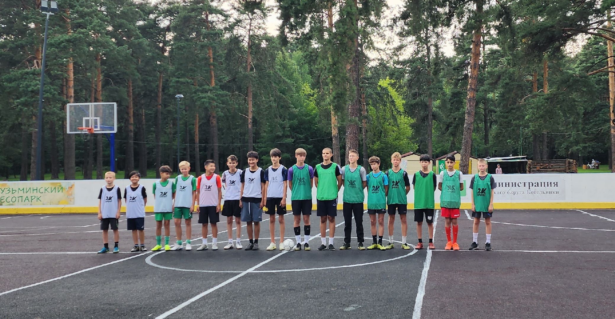 футбол, лесопарк, Котельники