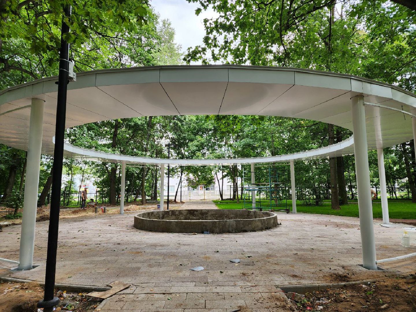 парк, благоустройство, люди, Лосино-Петровский