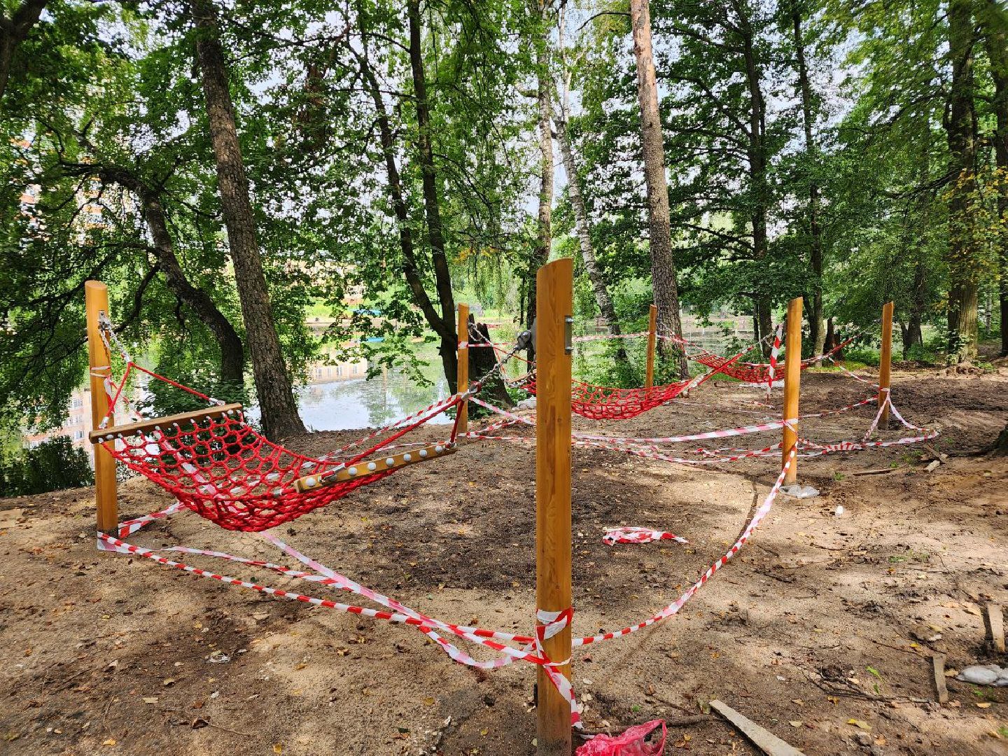 парк, благоустройство, люди, Лосино-Петровский