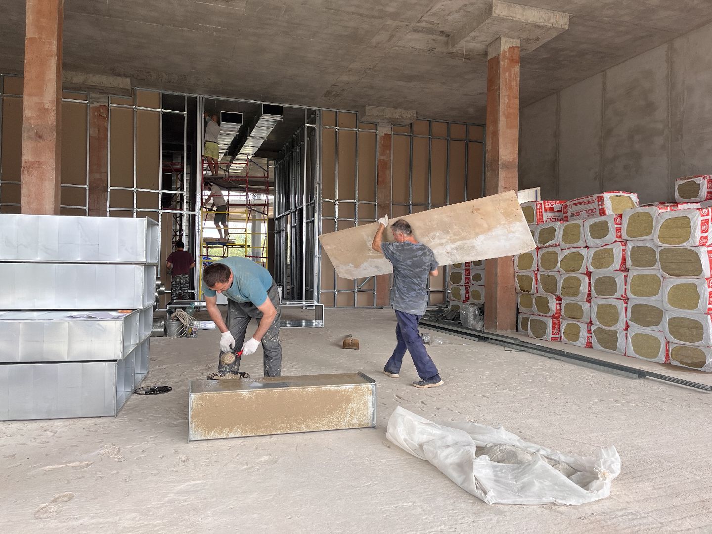 Шаховская, строительство, дворец торжеств