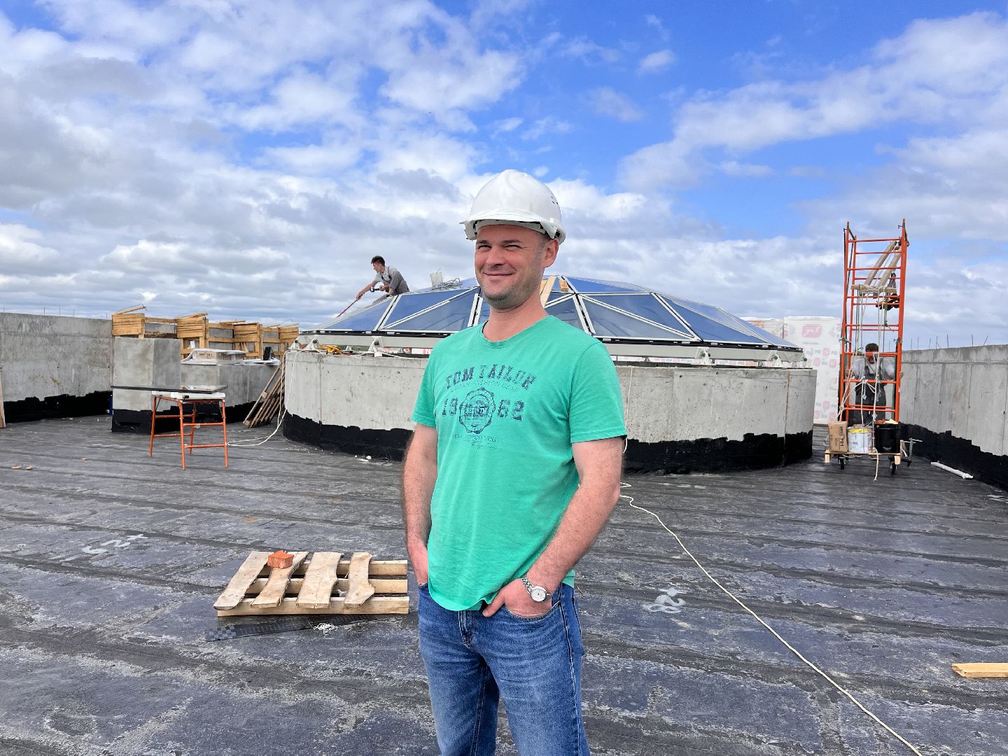 Шаховская, строительство, дворец торжеств