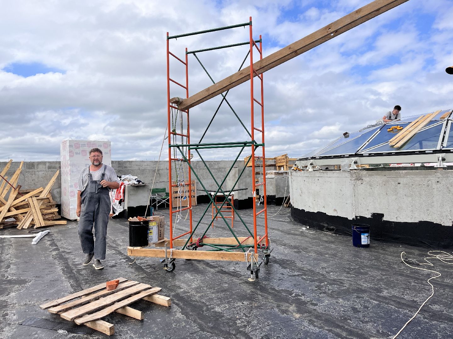 Шаховская, строительство, дворец торжеств