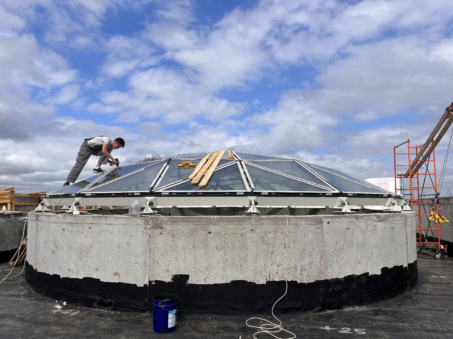 Шаховская, строительство, дворец торжеств