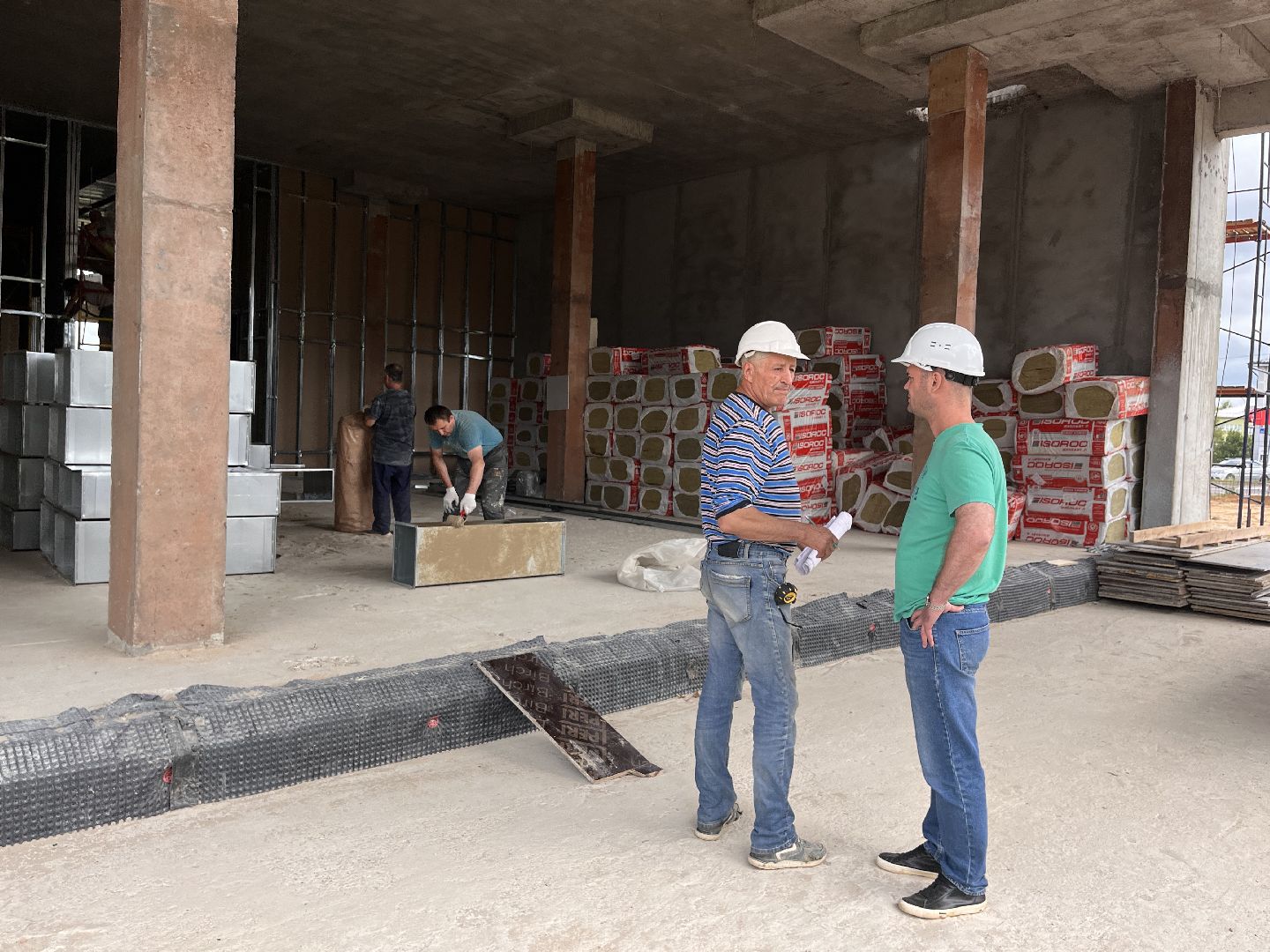 Шаховская, строительство, дворец торжеств