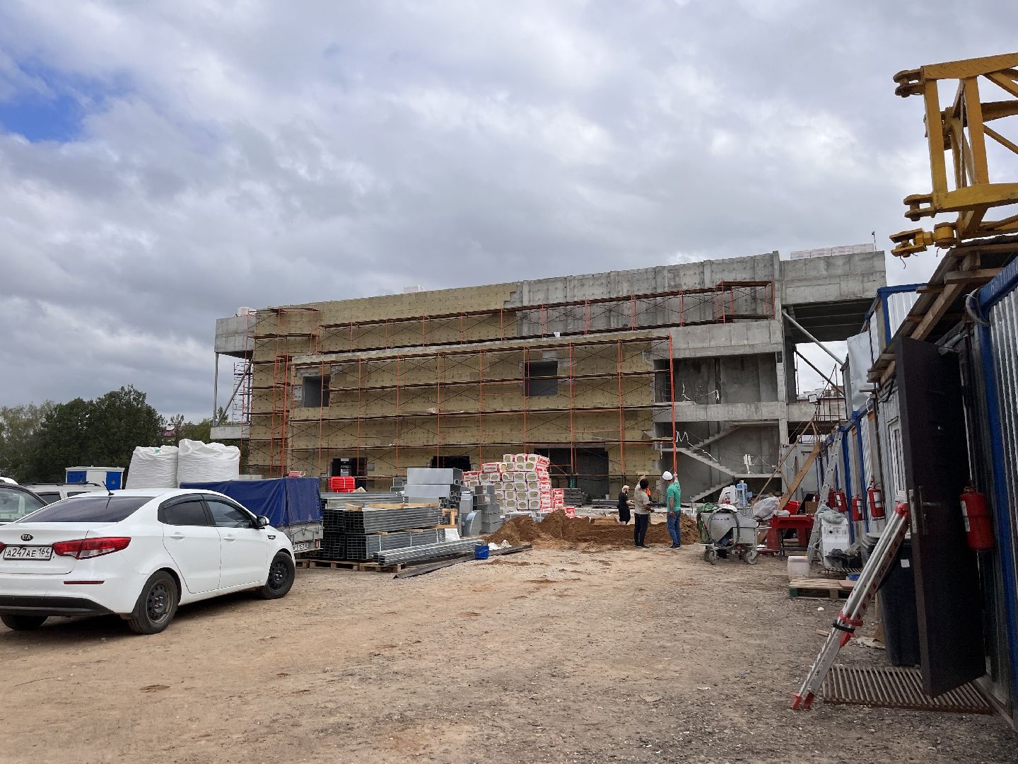 Шаховская, строительство, дворец торжеств