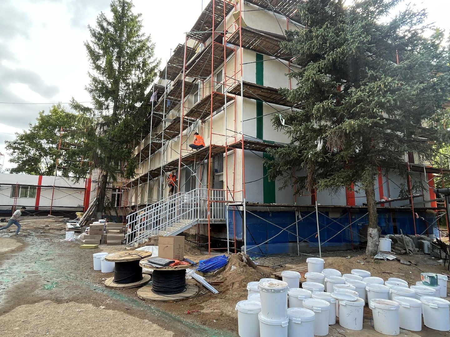 Наро-Фоминский городской округ, Селятино, капитальный ремонт, школа, школьная жизнь, Андрей Воробьёв, Александр Баранов