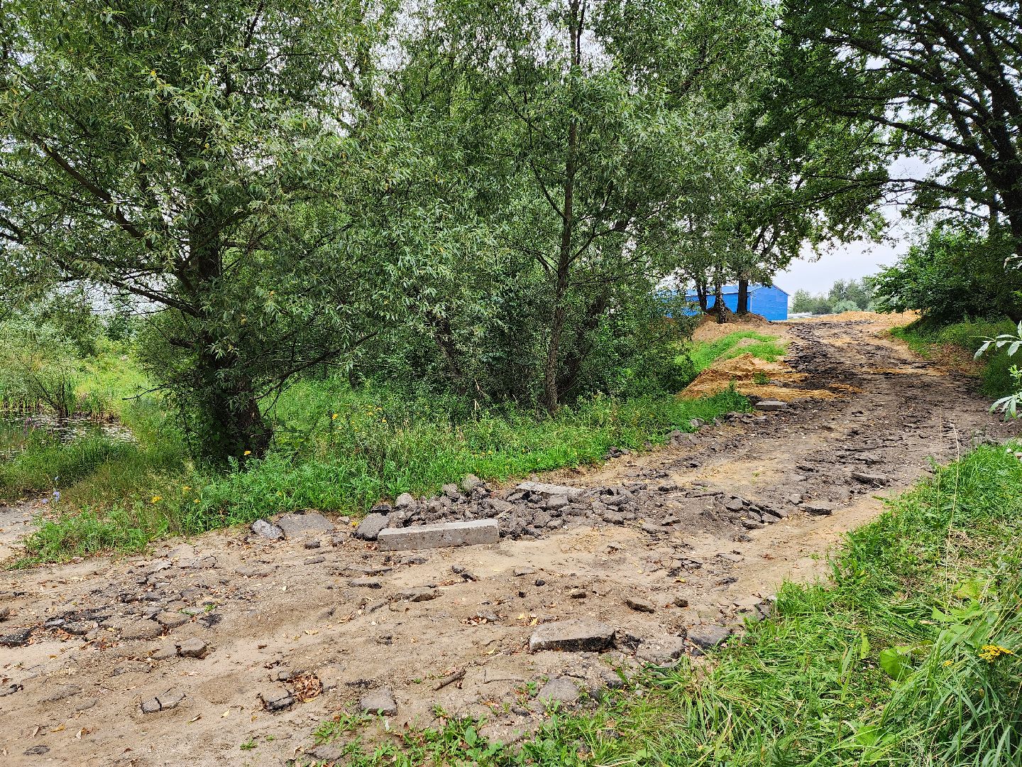 Раменское, благоустройство, площадка в деревне Становое