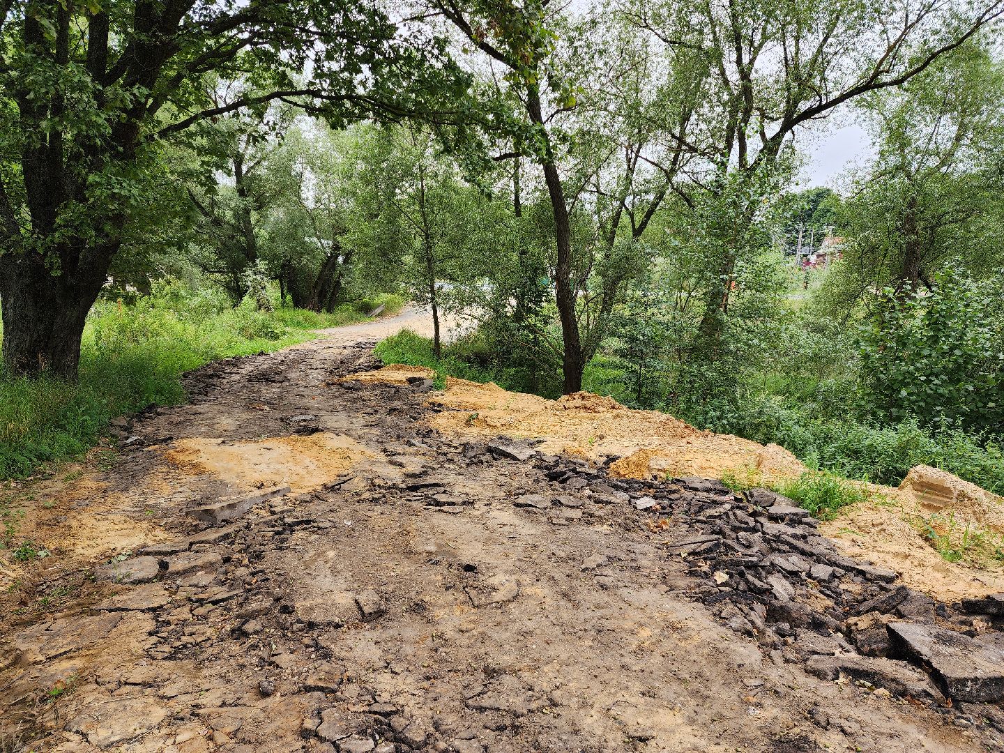 Раменское, благоустройство, площадка в деревне Становое