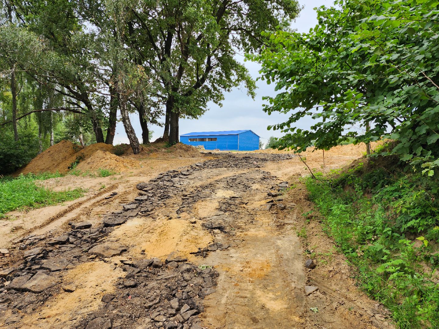 Раменское, благоустройство, площадка в деревне Становое