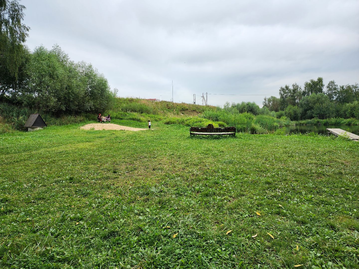 Раменское, благоустройство, площадка в деревне Становое