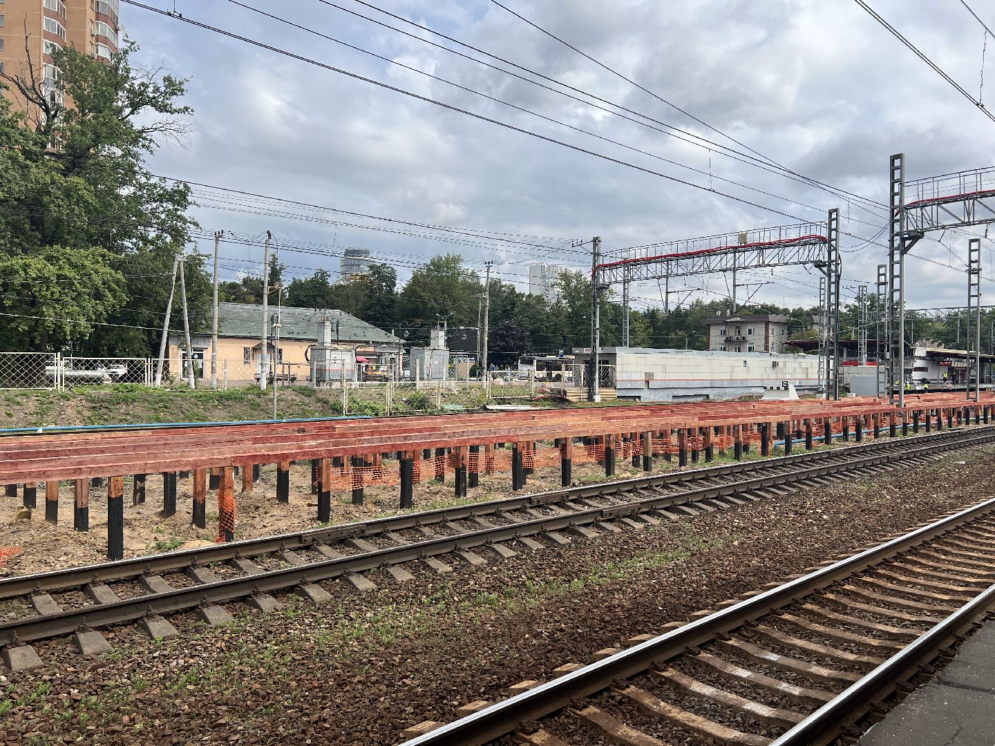 Химки, транспорт, МЦД-3, строительство, станция Химки