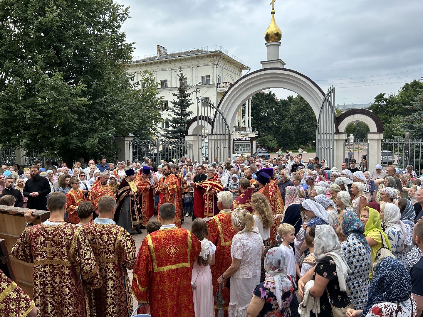 праздник, церковь, Фрязино