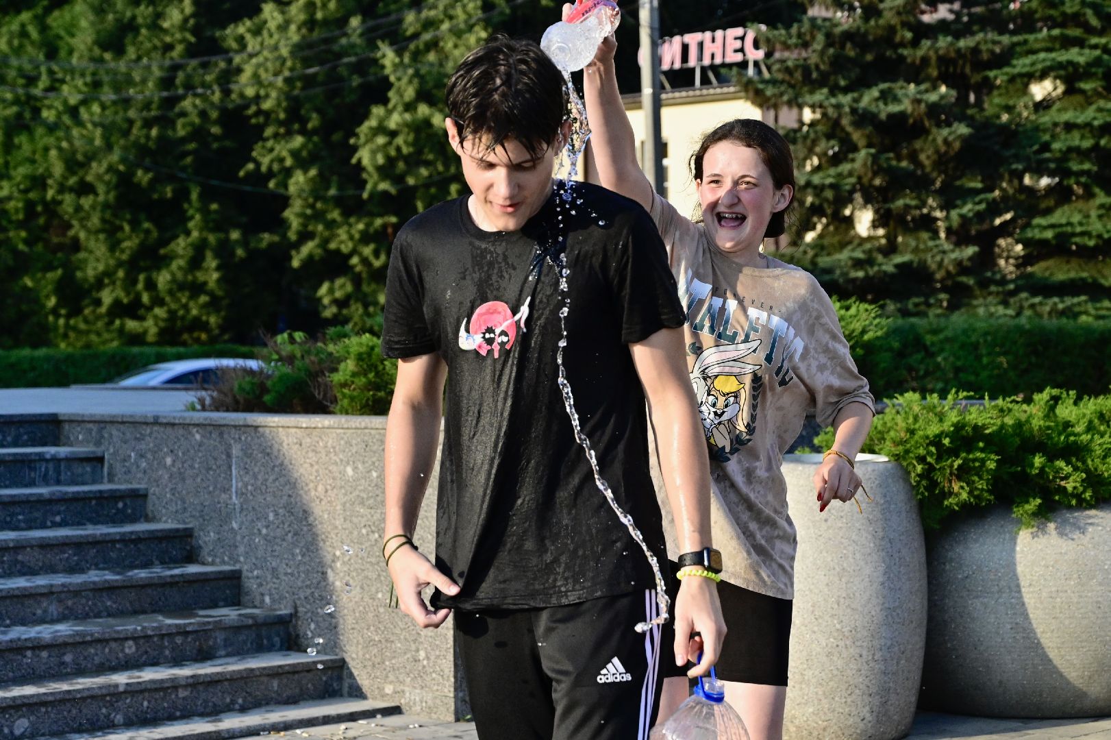 Домодедово, водный день, морской бой, водный пистолет, лето в Подмосковье, Победа, МЦ Победа