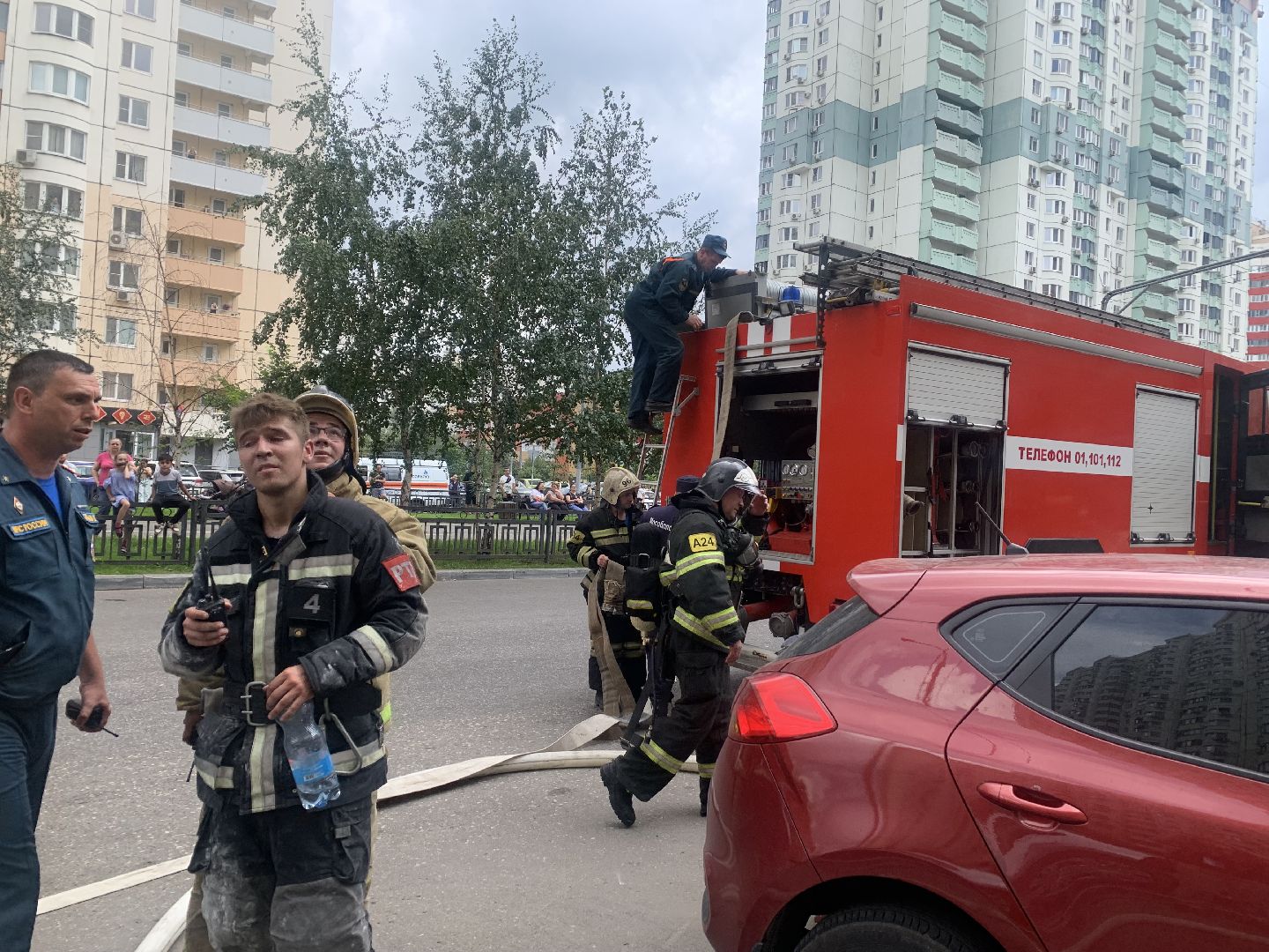 чп, медицина, госпитализация, пожар, люди, красногорск