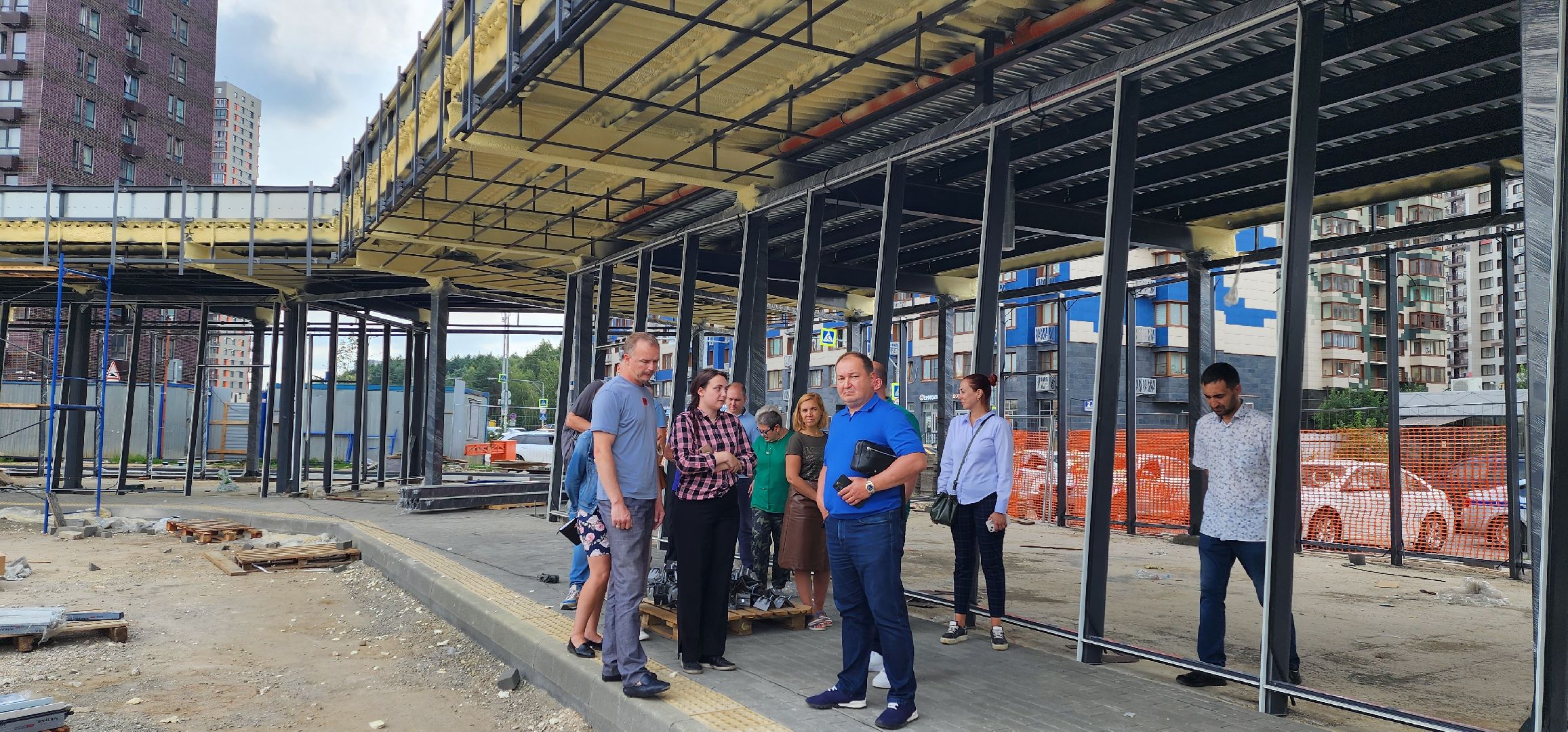 строительство, ОРП-1, метро Котельники, павильон