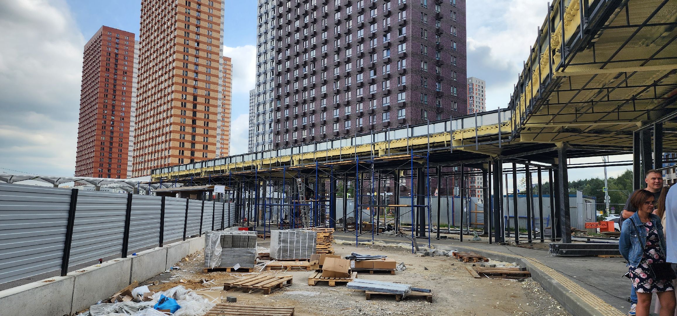 строительство, ОРП-1, метро Котельники, павильон