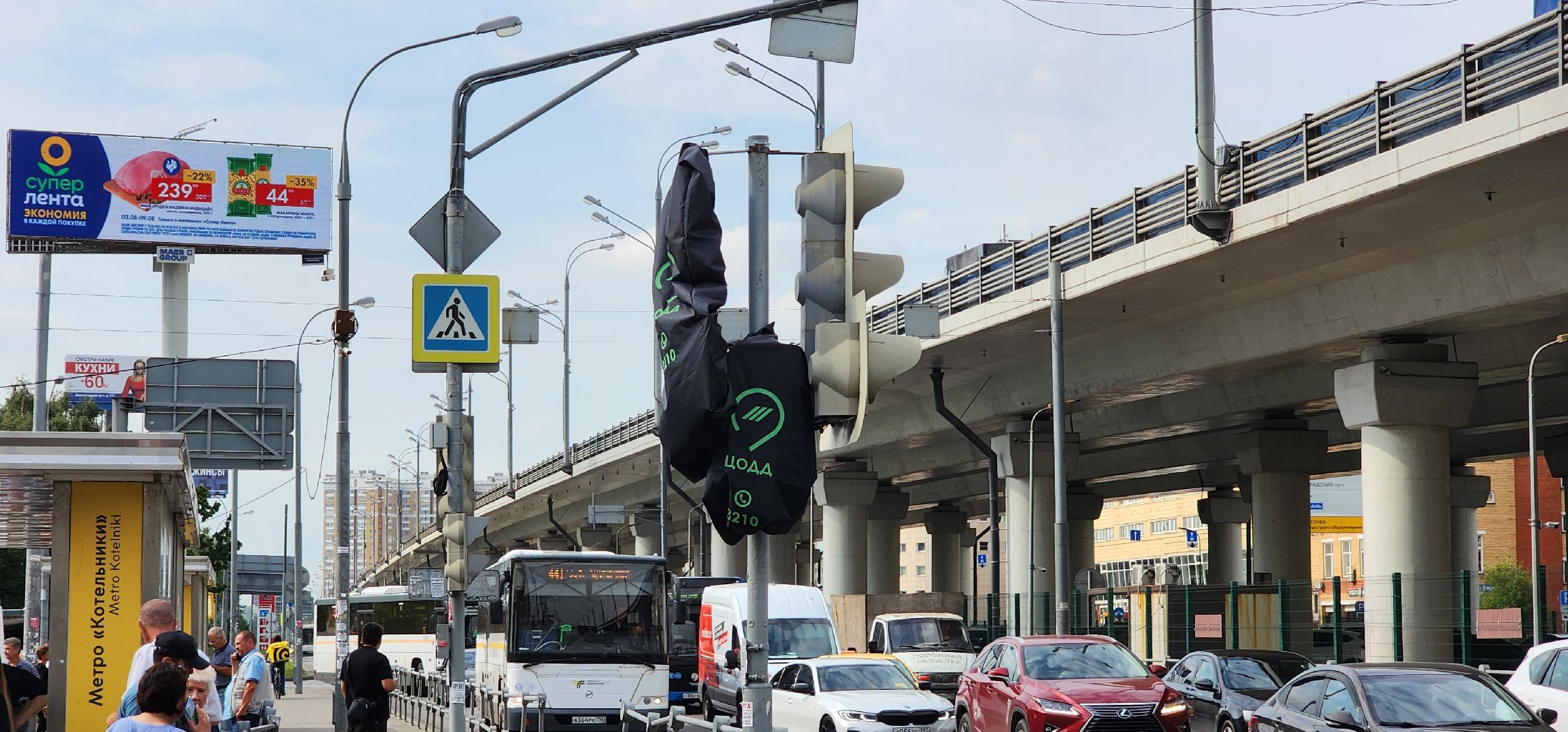 ОРП-1, выезд на Новорязанское шоссе, Котельники