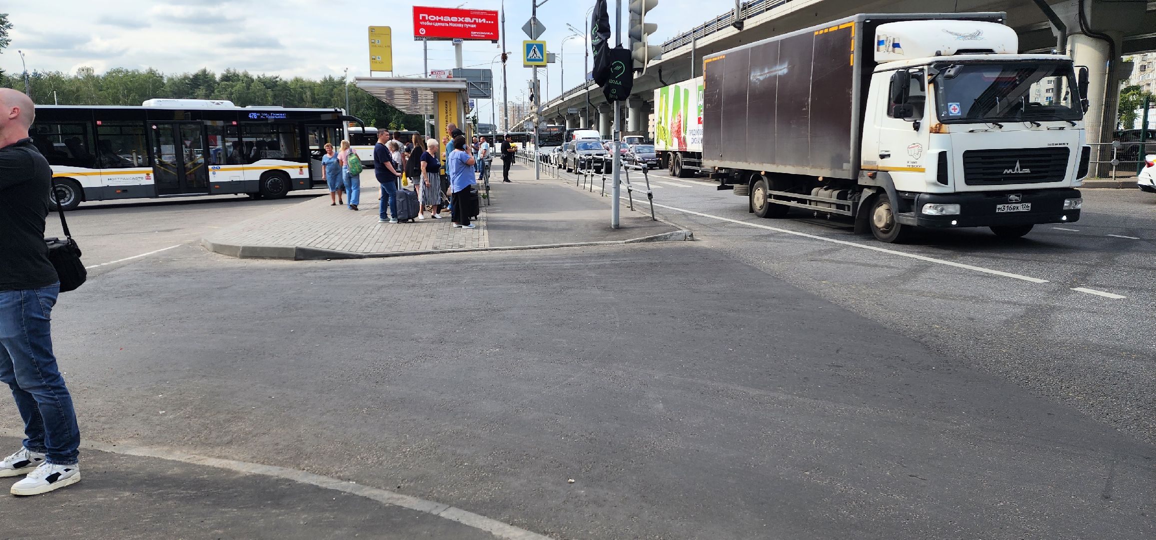 ОРП-1, выезд на Новорязанское шоссе, Котельники