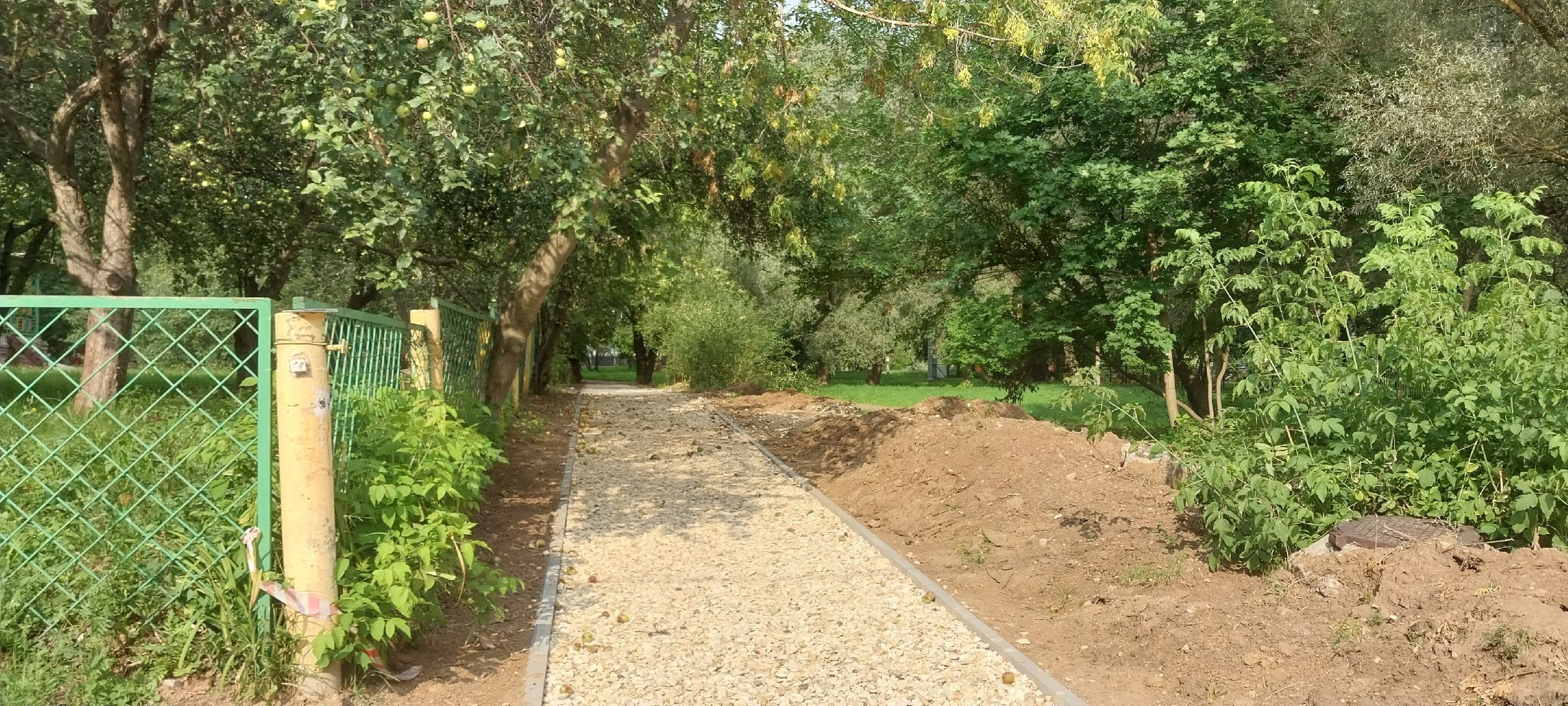 Коломна, благоустройство, народная тропа, пешком