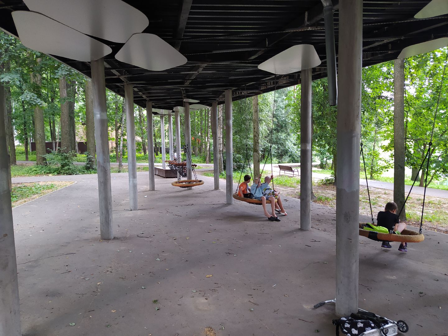 Нахабино, парк, благоустройство