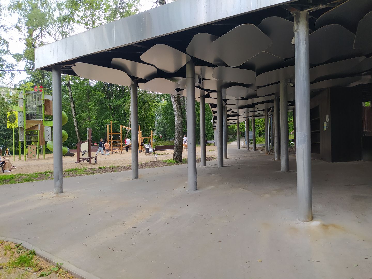 Нахабино, парк, благоустройство