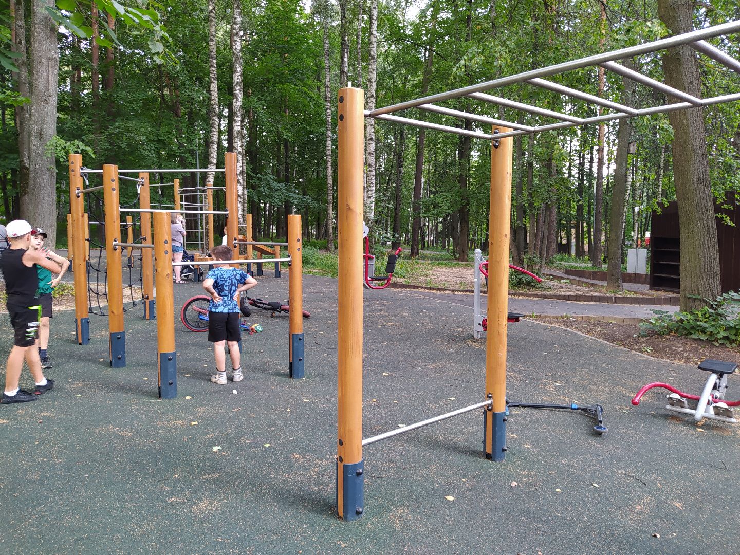 Нахабино, парк, благоустройство