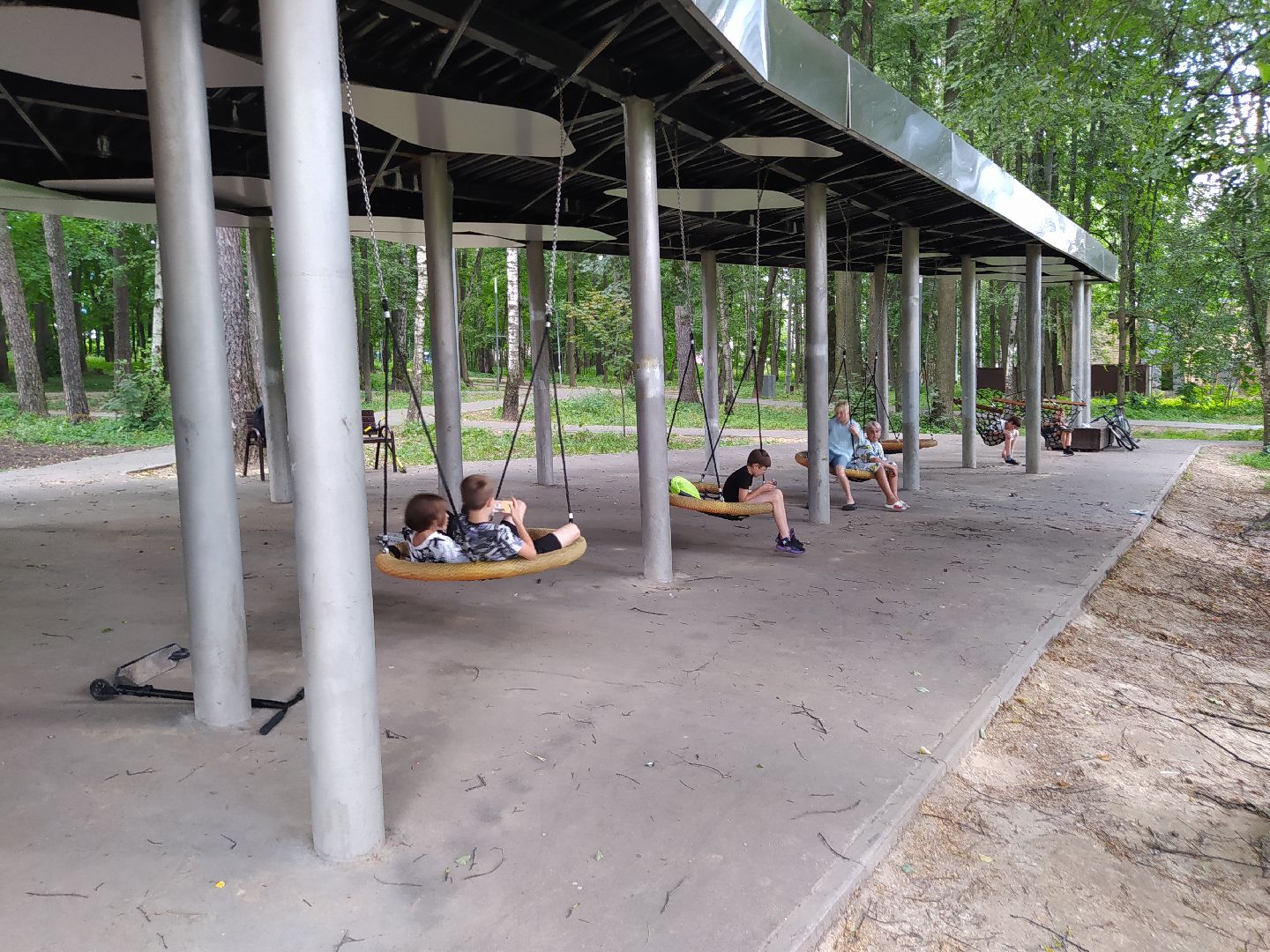 Нахабино, парк, благоустройство