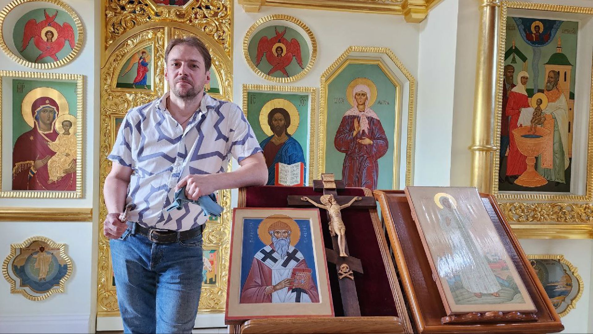 Дмитров, Спасский храм, Антон Старцев