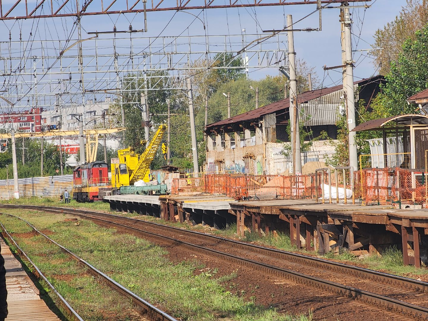 Павловский Посад, городской округ Павловский Посад, ремот, строительство, станция, железная дорога