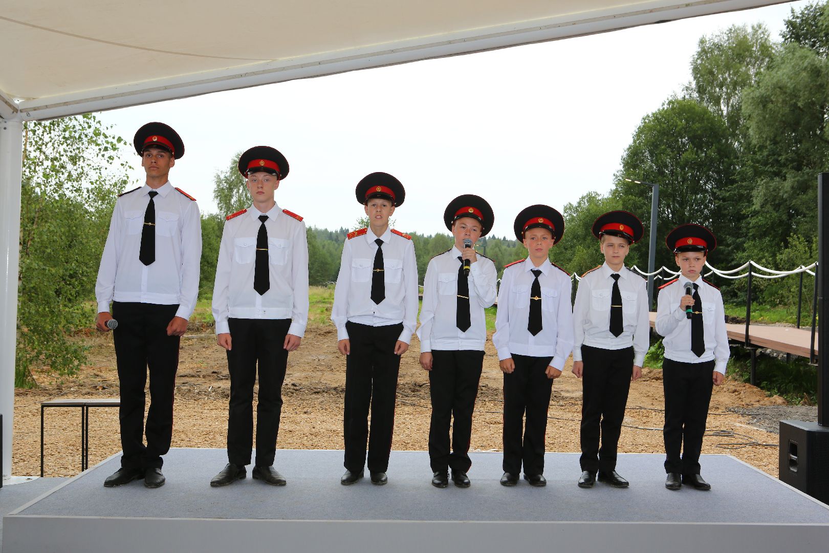 Солнечногорск, открытие тропы, Татищев, кадеты, лицей