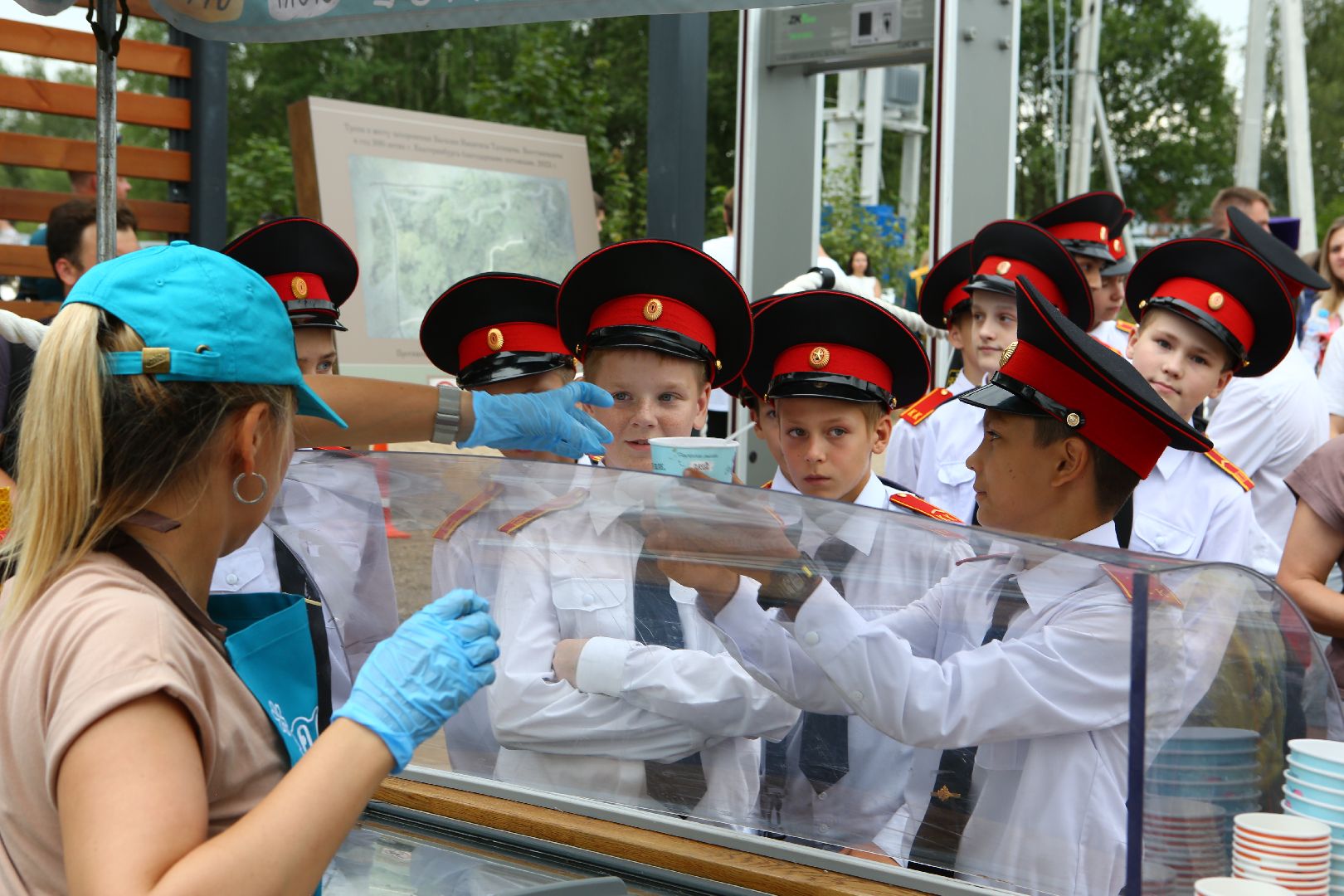 Солнечногорск, открытие тропы, Татищев, кадеты, лицей