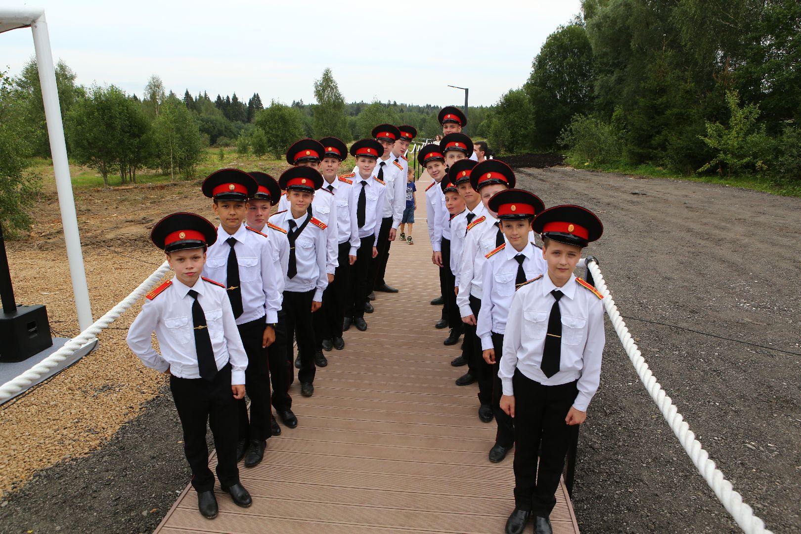 Солнечногорск, открытие тропы, Татищев, кадеты, лицей