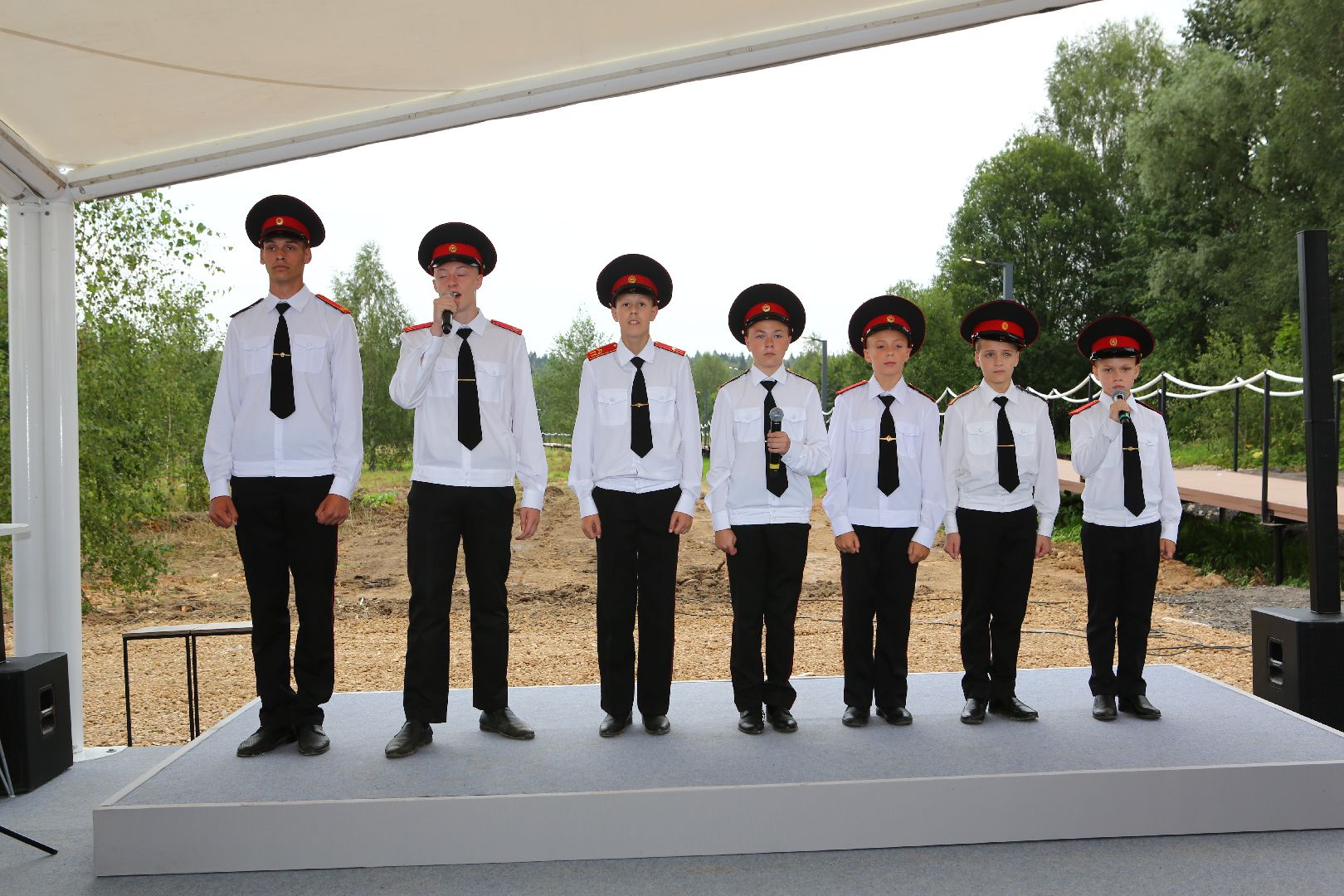 Солнечногорск, открытие тропы, Татищев, кадеты, лицей